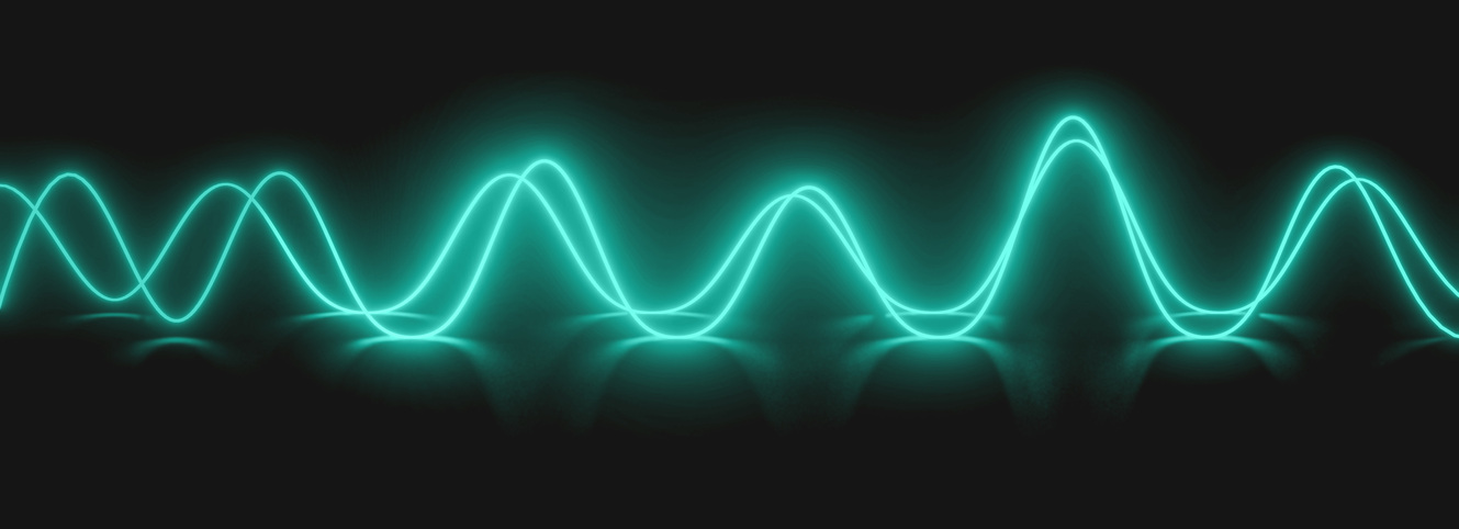Audio waveform visualization